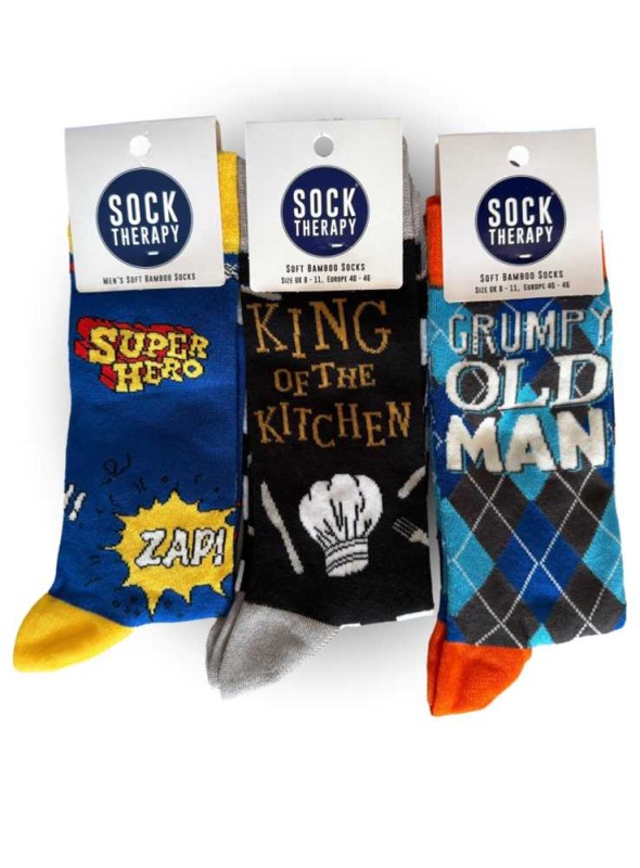 3 pak bambussokker til far