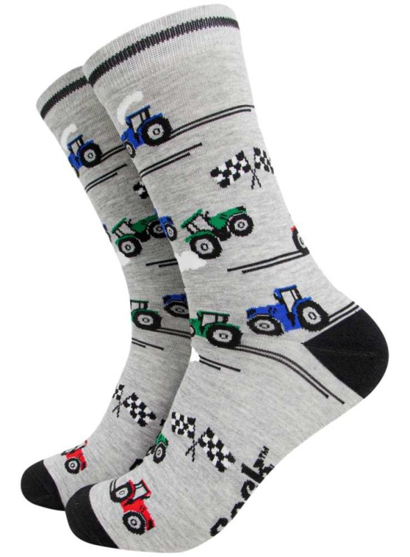 Bambus strømper traktor, herre, fra Sock Talk