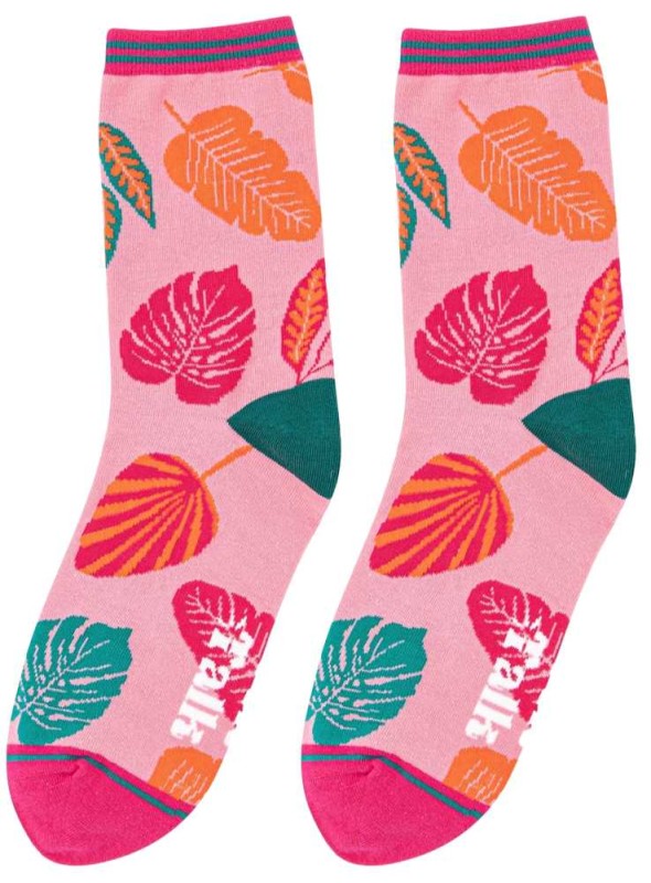 Bambus strømper palmeblad, dame, fra Sock Talk