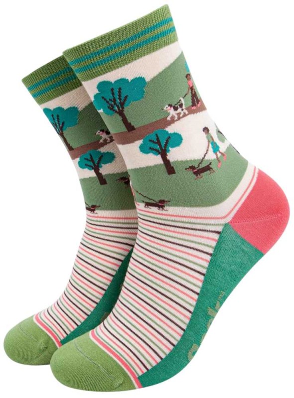 Bambus strømper hunde, dame, fra Sock Talk