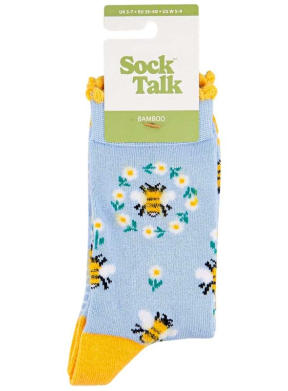 Bambus strømper fluffy bier, dame, fra Sock Talk